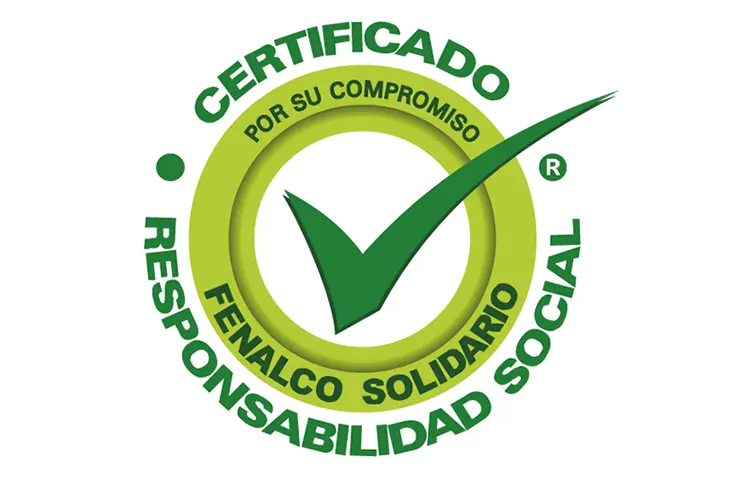 We are certified in social responsibility